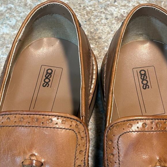  Men\'s Fringe Loafer Wing Tip Dress Office Wedding Leather Shoes Size 10 main image 9